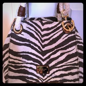 Fun Michael Kors Animal Print Shoulder Bag